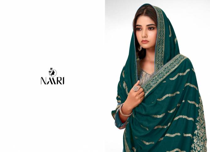 Ferari By Naari 71001 To 71004 Jacquard Designer Salwar Suits Wholesale In Delhi